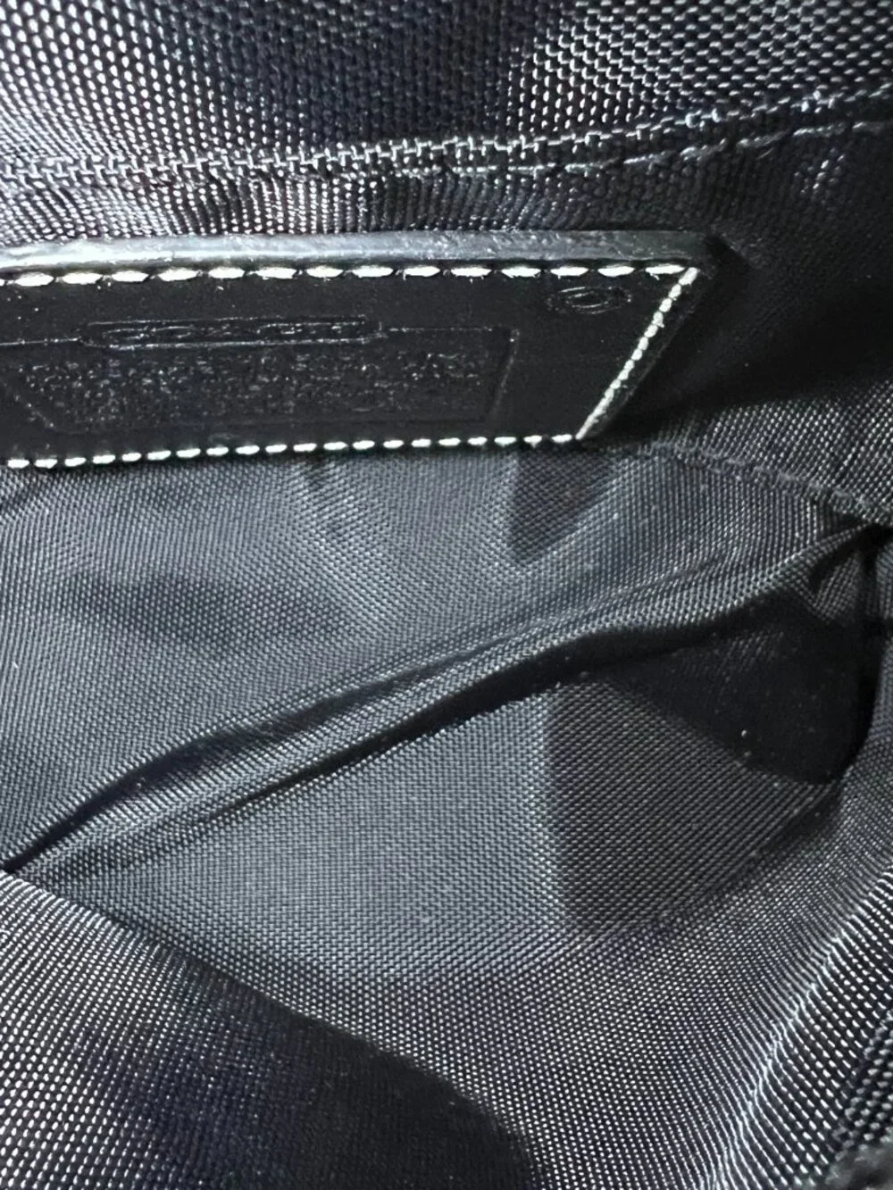 Coach Black Demi Pouch Bag Excellent Condition with Tags